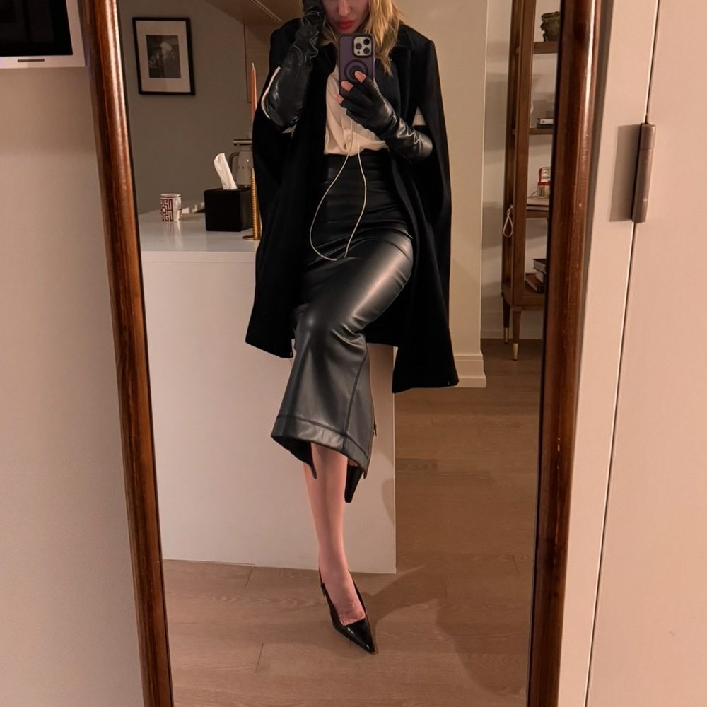 Zara Black Leather Jacket